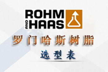 美國羅門哈斯樹脂選型表-型號大全-羅門哈斯網(wǎng)